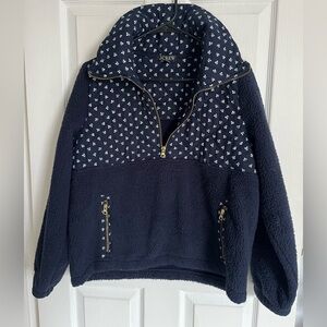 J. Crew Kids Navy Fleece Jacket S